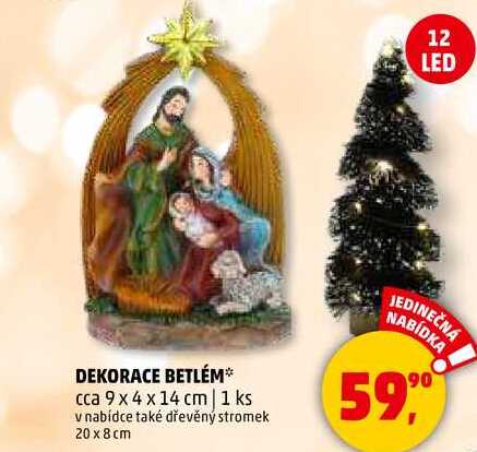 DEKORACE BETLÉM, 1 ks