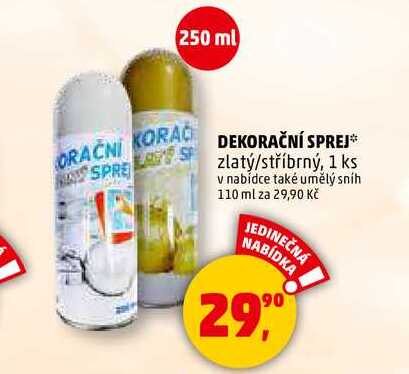 DEKORAČNÍ SPREJ, 1 ks