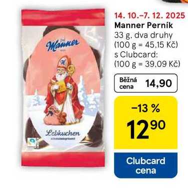 Manner Perník, 33 g