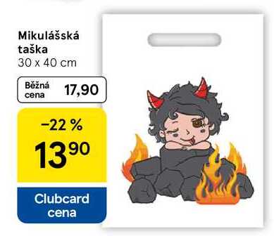 Mikulášská taška 30 x 40 cm