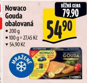 Nowaco Gouda obalovaná, 200 g