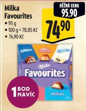 Milka Favourites, 95 g