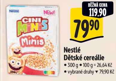 Nestlé Dětské cereálie, 300 g
