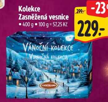 Kolekce Zasněžená vesnice, 400 g