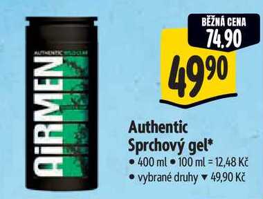 Authentic Sprchový gel, 400 ml
