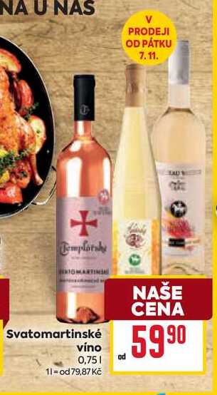 Svatomartinské víno 0,75l