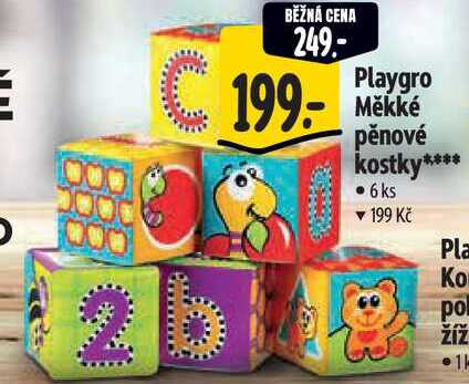 Playgro Měkké pěnové kostky***