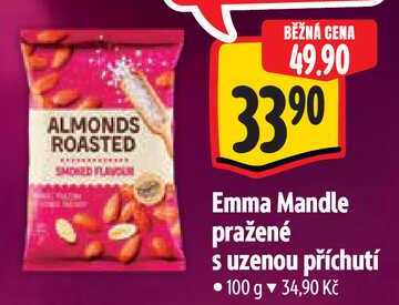 Emma Mandle pražené s uzenou příchutí, 100 g