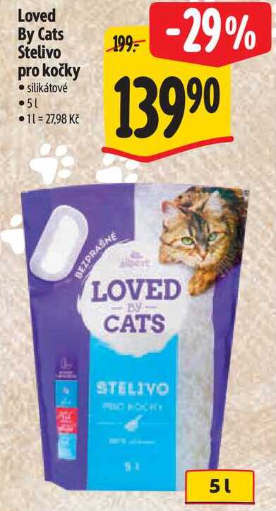 Loved By Cats Stelivo pro kočky, 5 l