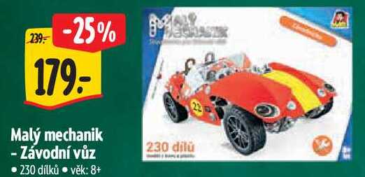 Malý mechanik - Závodní vůz