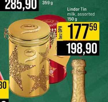 Lindt Lindor Tin 150 g