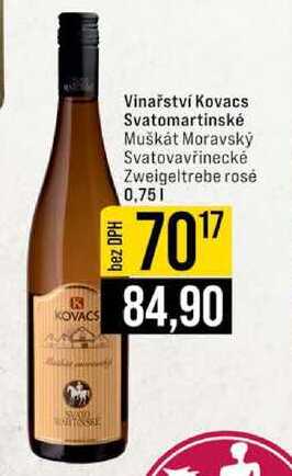 Vinařství Kovacs Svatomartinské 0,75 l