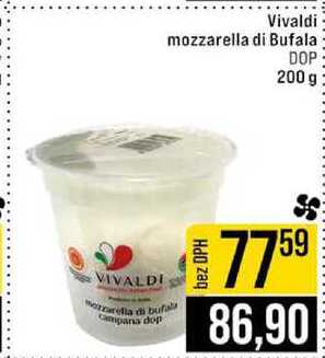 Vivaldi mozzarella di Bufala DOP 200 g