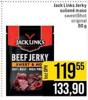 Jack Links Jerky sušené maso 60 g