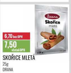 SKOŘICE MLETÁ 25g