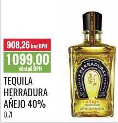 TEQUILA HERRADURA AÑEJO 40% 0,7l