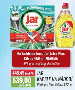 JAR KAPSLE NA NÁDOBÍ 122 ks 