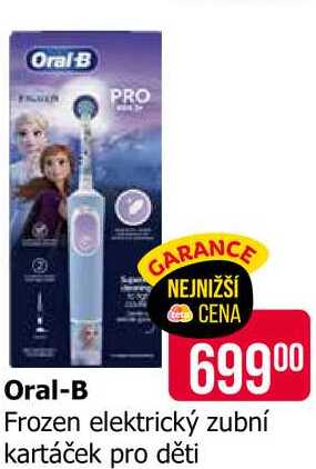 Oral-B Frozen elektrický zubní kartáček pro děti