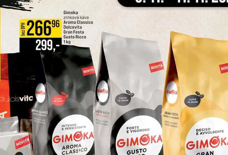 Gimoka zrnková káva 1 kg