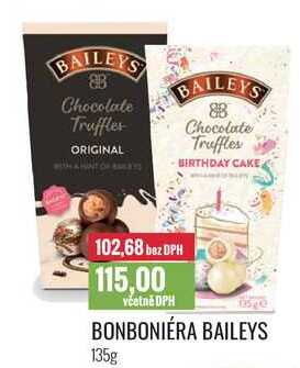 BONBONIÉRA BAILEYS 135g 