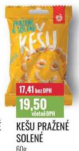 KEŠU PRAŽENÉ SOLENÉ 60g 