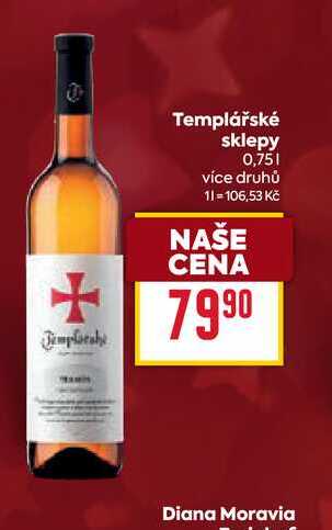 Templářské sklepy 0,75l