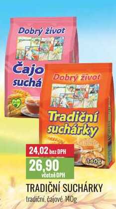 TRADIČNÍ SUCHÁRKY 140g