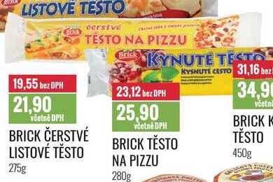 BRICK TĚSTO NA PIZZU 280g