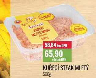 KUŘECÍ STEAK MLETÝ 500g