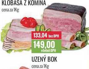 UZENÝ BOK cena za 1Kg 