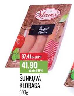 ŠUNKOVÁ KLOBÁSA 300g 