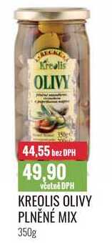 KREOLIS OLIVY PLNĚNÉ MIX 350g 