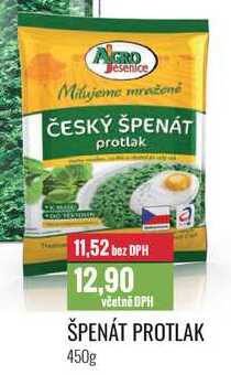 ŠPENÁT PROTLAK 450g 