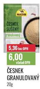 ČESNEK GRANULOVANÝ 20g
