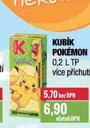 KUBÍK POKÉMON 0,2 L