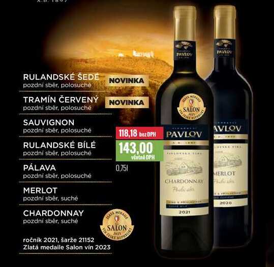 Vinařství Pavlov 0,75l