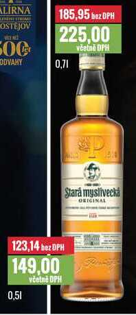 Stará myslivecká ORIGINAL 0,5l/0,7l