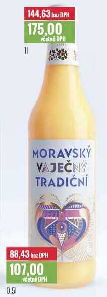 MORAVSKÝ VAJEČNÝ TRADIČNÍ 0,5l/1l
