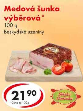 Medová šunka výběrová, 100 g