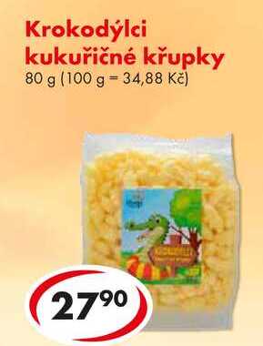 Krokodýlci kukuřičné křupky, 80 g