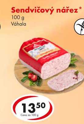 Sendvičový nářez, 100 g