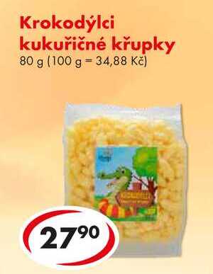 Krokodýlci kukuřičné křupky, 80 g