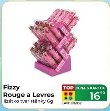 Fizzy Rouge a Levres lízátko tvar rtěnky 6g