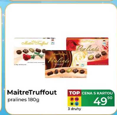 MaitreTruffout pralines 180g
