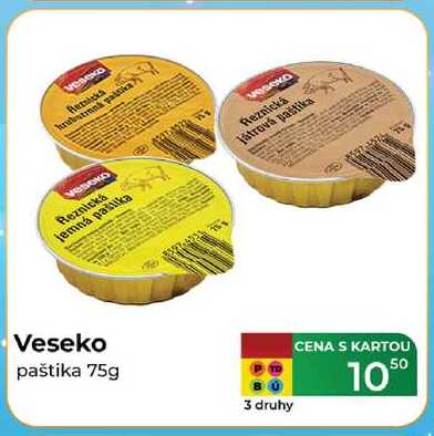 Veseko paštika 75g  