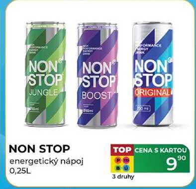 NON STOP 250ml energetický nápoj 0,25L