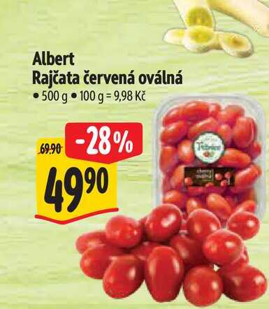 Albert Rajčata červená oválná 500 g