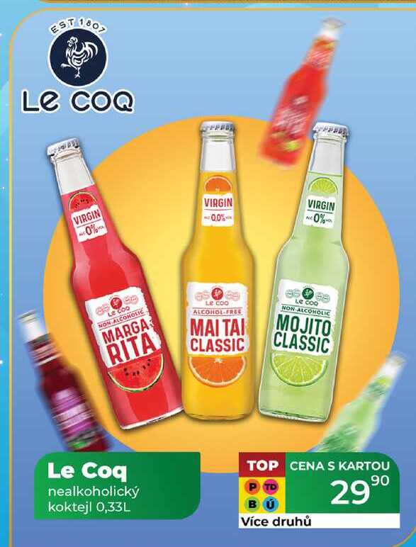 Le Coq nealkoholický koktejl 0,33L