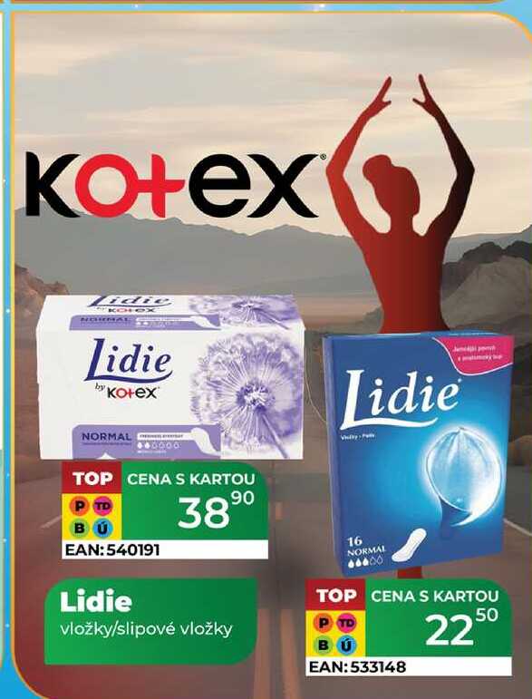 Lidie vložky/slipové vložky  