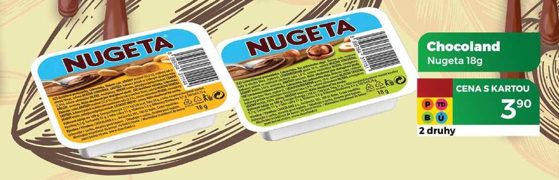 Chocoland Nugeta 18g  
